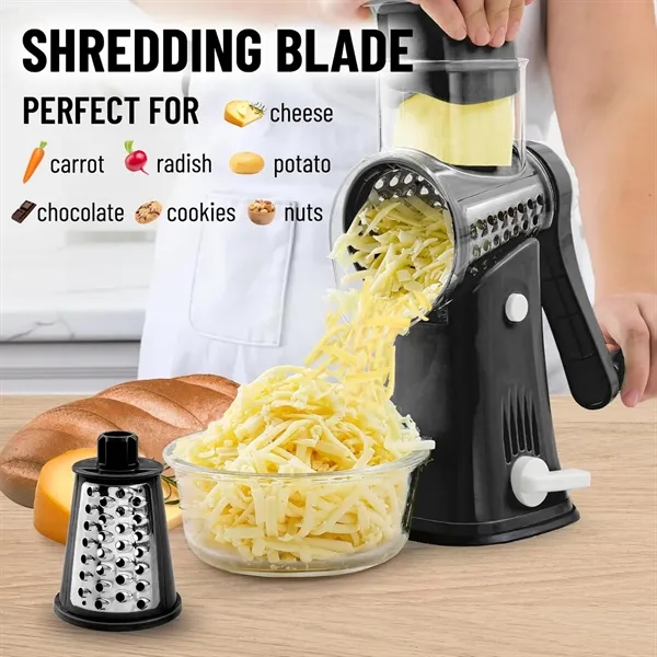 Manual Hand Crank Cheese Grater - Manual Hand Crank Cheese Grater - Image 7 of 8