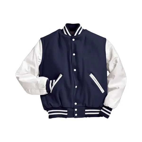 Holloway Men's Varsity Wool Jacket - Holloway Men's Varsity Wool Jacket - Image 19 of 40