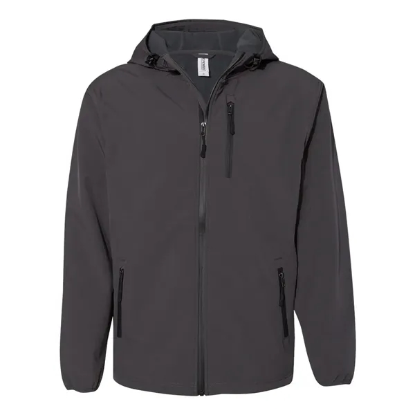 Independent Trading Co. Men's Poly-Tech Soft Shell Jacket - Independent Trading Co. Men's Poly-Tech Soft Shell Jacket - Image 3 of 4