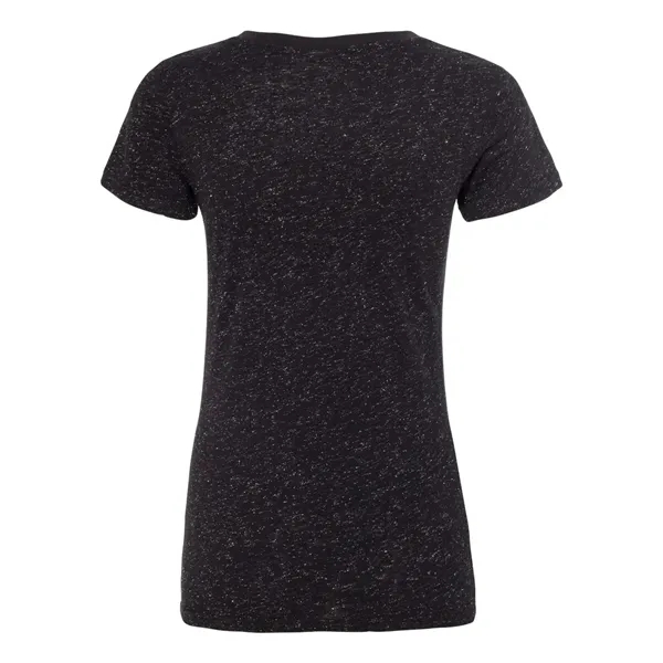 J. America Women's Glitter V-Neck T-Shirt - J. America Women's Glitter V-Neck T-Shirt - Image 5 of 14