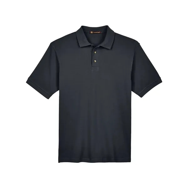 Custom Harriton Men's Tall Cotton Pique Polo