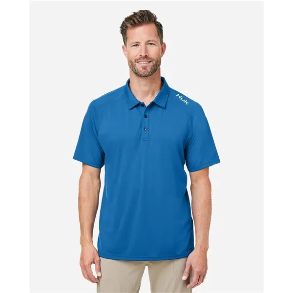 HUK Men's LoPro Solid Performance Polo