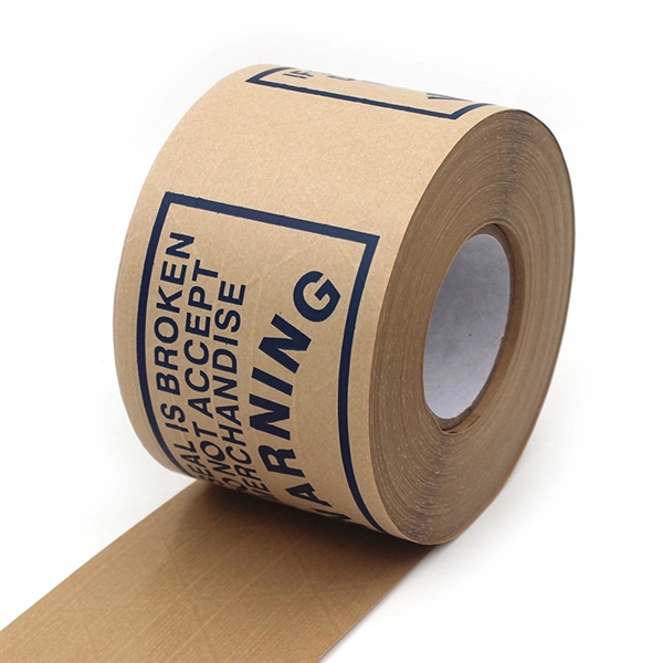 3" Wide Water Activated Gummed Kraft Paper Tape - 3" Wide Water Activated Gummed Kraft Paper Tape - Image 0 of 2