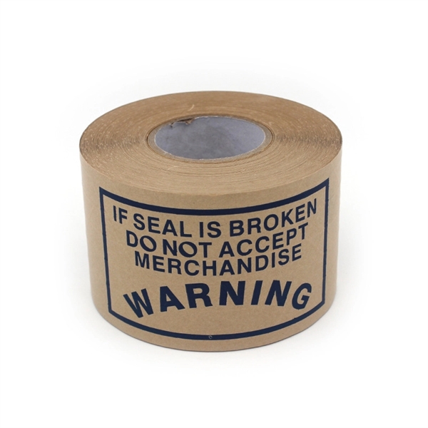 3" Wide Water Activated Gummed Kraft Paper Tape - 3" Wide Water Activated Gummed Kraft Paper Tape - Image 1 of 2