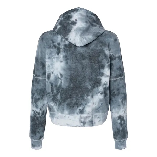 J. America Women's Crop Hooded Sweatshirt - J. America Women's Crop Hooded Sweatshirt - Image 6 of 14