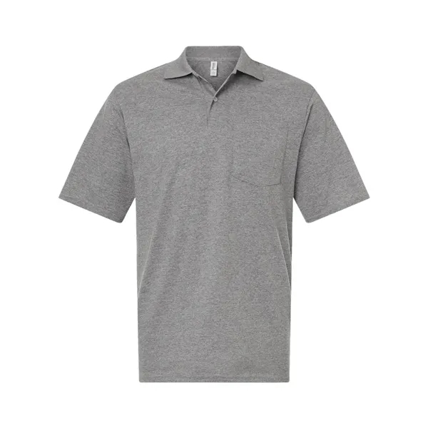 JERZEES Men's Dri-Power® Polo with Pocket - JERZEES Men's Dri-Power® Polo with Pocket - Image 5 of 12