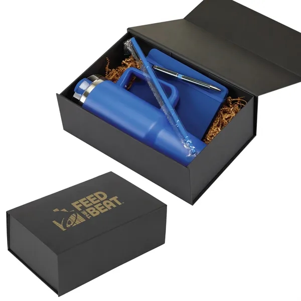 Custom Marigold Tumbler Pen and Notebook Jotter Gift Set