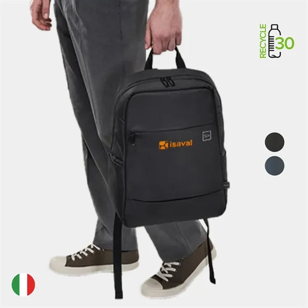 TUCANO® Italy Recycled Military Executive Business Backpack - TUCANO® Italy Recycled Military Executive Business Backpack - Image 0 of 12