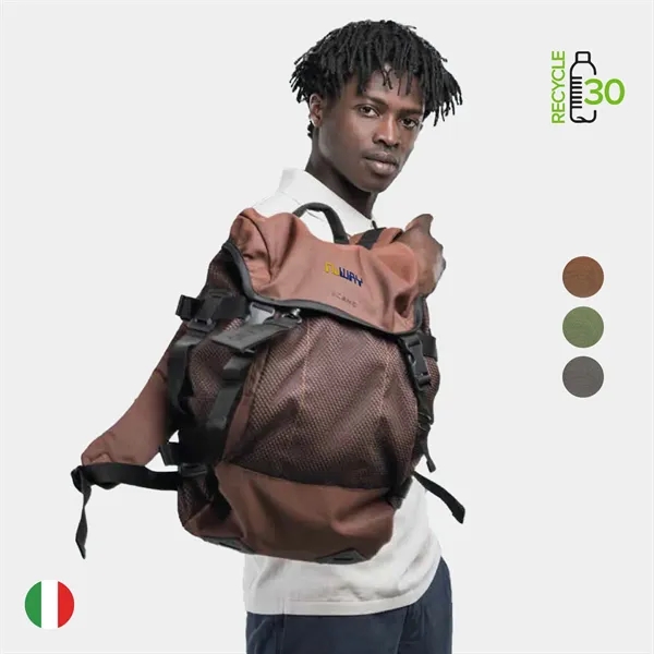 TUCANO® - Italy GOAL Recycled Modern Business Backpack - TUCANO® - Italy GOAL Recycled Modern Business Backpack - Image 0 of 11