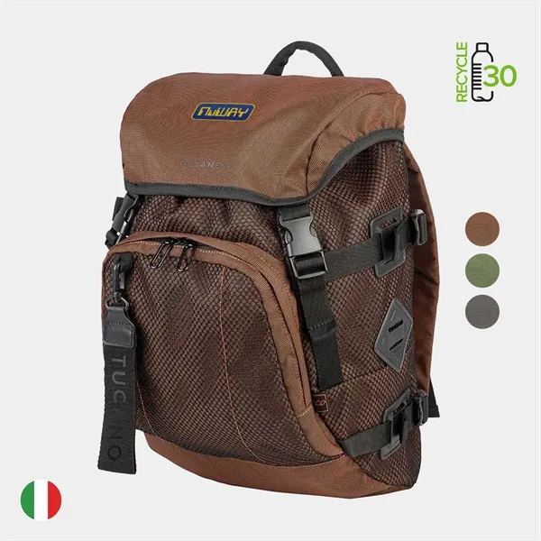 TUCANO® - Italy GOAL Recycled Modern Business Backpack - TUCANO® - Italy GOAL Recycled Modern Business Backpack - Image 1 of 11