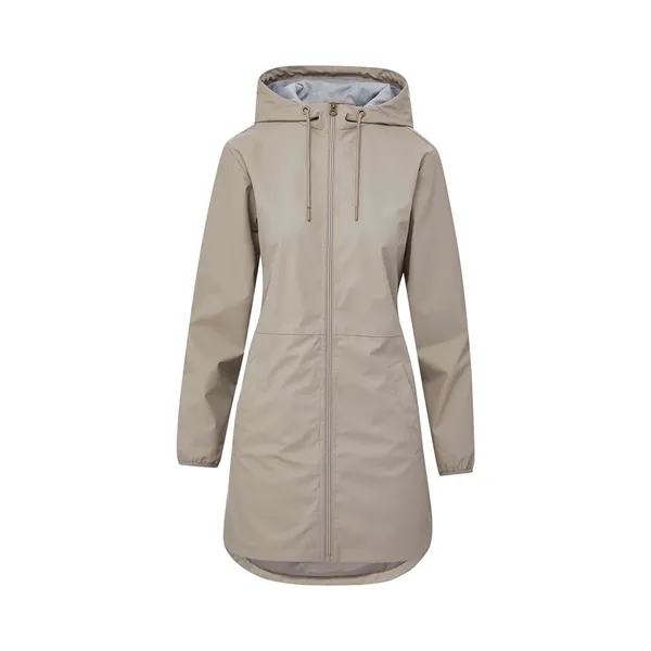 MV Sport Women's Vintage Hooded Rain Jacket - MV Sport Women's Vintage Hooded Rain Jacket - Image 0 of 6