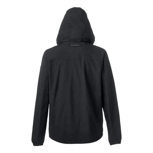 Nautica Men's Voyage Hooded Rain Jacket - Nautica Men's Voyage Hooded Rain Jacket - Image 2 of 6
