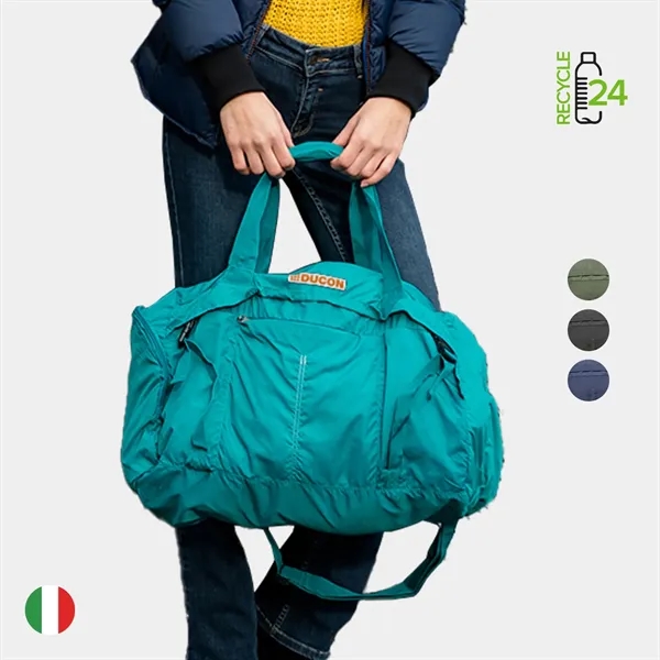 TUCANO® Italy Recycled Exclusive Foldable Duffel Bag - TUCANO® Italy Recycled Exclusive Foldable Duffel Bag - Image 0 of 9