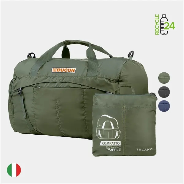 TUCANO® Italy Recycled Exclusive Foldable Duffel Bag - TUCANO® Italy Recycled Exclusive Foldable Duffel Bag - Image 1 of 9