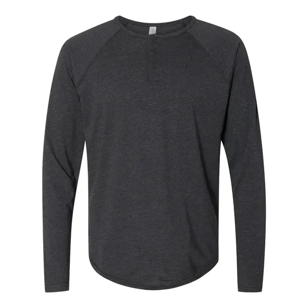 Next Level Men's Triblend Henley T-Shirt - Next Level Men's Triblend Henley T-Shirt - Image 3 of 4