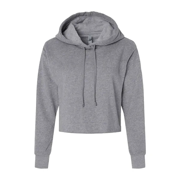 Next Level Women's Laguna Sueded Raw Edge Crop Hoodie Swe... - Next Level Women's Laguna Sueded Raw Edge Crop Hoodie Swe... - Image 5 of 14