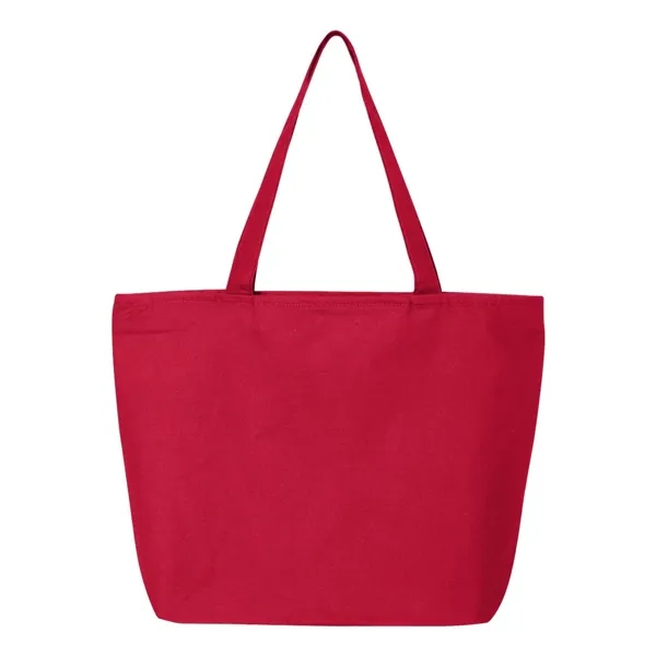 Q-Tees 25L Zippered Tote - Q-Tees 25L Zippered Tote - Image 10 of 16
