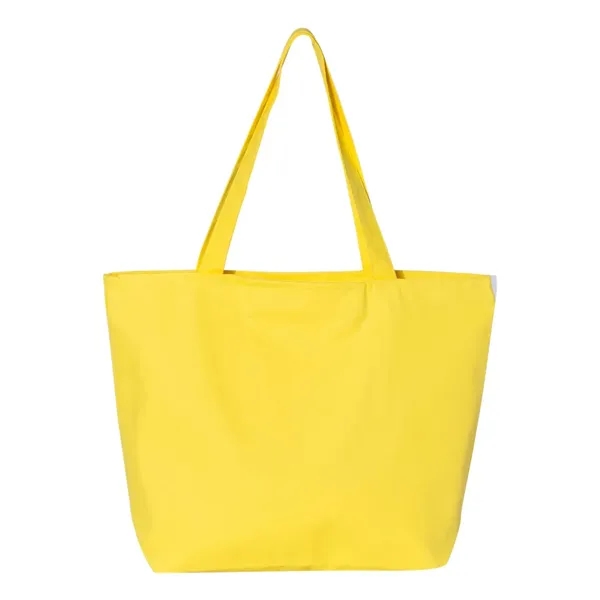 Q-Tees 25L Zippered Tote - Q-Tees 25L Zippered Tote - Image 16 of 16