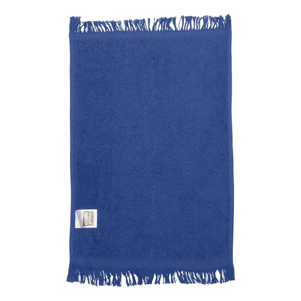 Q-Tees Fringed Fingertip Towel - Q-Tees Fringed Fingertip Towel - Image 10 of 12