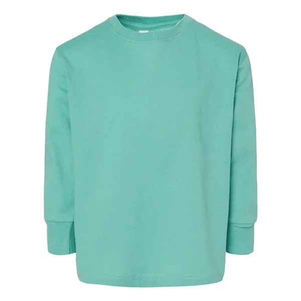 Rabbit Skins Toddler Fine Jersey Long Sleeve Tee - Rabbit Skins Toddler Fine Jersey Long Sleeve Tee - Image 29 of 36