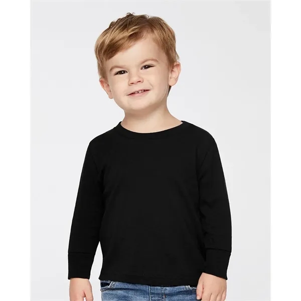 Rabbit Skins Toddler Cotton Jersey Long Sleeve Tee - Rabbit Skins Toddler Cotton Jersey Long Sleeve Tee - Image 0 of 20