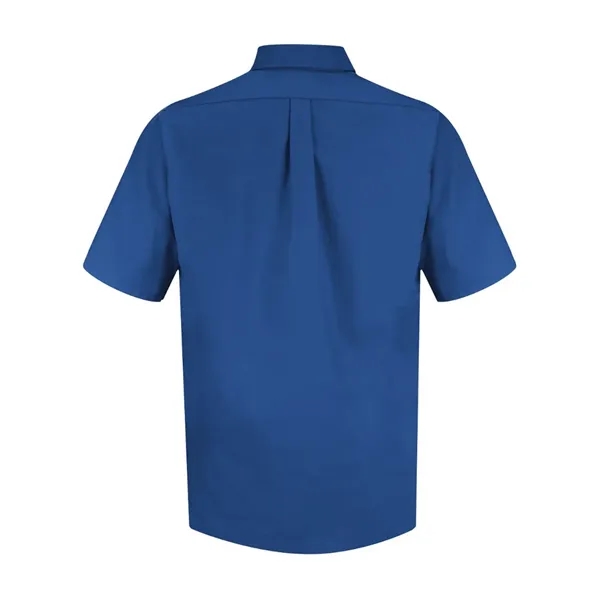 Red Kap Men's Poplin Short Sleeve Dress Shirt - Red Kap Men's Poplin Short Sleeve Dress Shirt - Image 14 of 18
