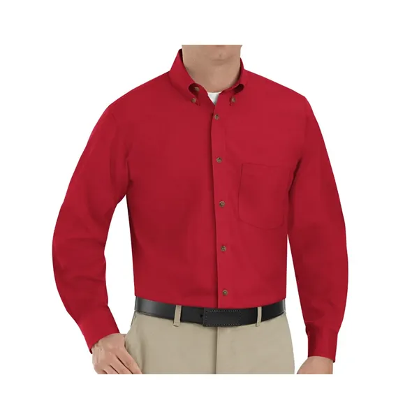 Red Kap Men's Poplin Dress Shirt - Red Kap Men's Poplin Dress Shirt - Image 0 of 54