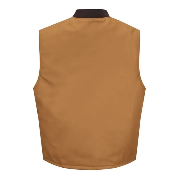Red Kap Men's Blended Duck Insulated Vest - Red Kap Men's Blended Duck Insulated Vest - Image 2 of 4