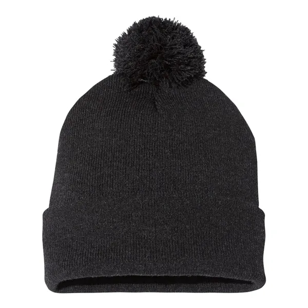 Sportsman 12" Pom-Pom Cuffed Beanie - Sportsman 12" Pom-Pom Cuffed Beanie - Image 23 of 64