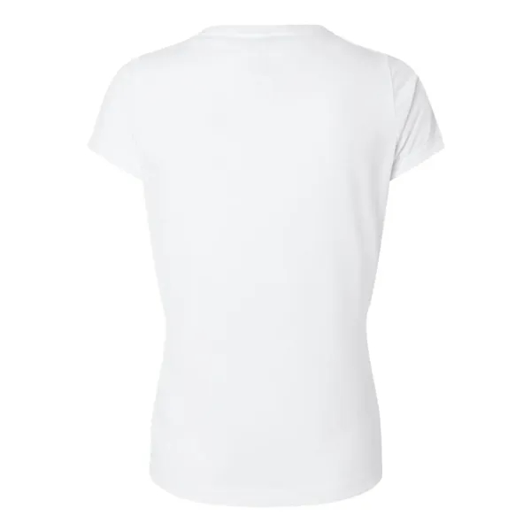 SubliVie Women's Polyester Sublimation V-Neck Tee - SubliVie Women's Polyester Sublimation V-Neck Tee - Image 2 of 2