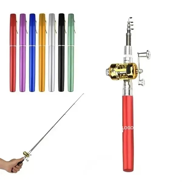 Portable Pocket Telescopic Mini Fishing Pole Pen - Portable Pocket Telescopic Mini Fishing Pole Pen - Image 0 of 4