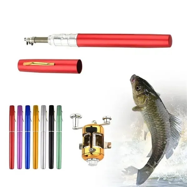Portable Pocket Telescopic Mini Fishing Pole Pen - Portable Pocket Telescopic Mini Fishing Pole Pen - Image 3 of 4