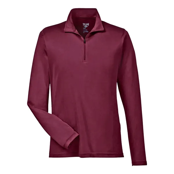Team 365 Men's Zone Performance Quarter-Zip Pullover - Team 365 Men's Zone Performance Quarter-Zip Pullover - Image 7 of 12