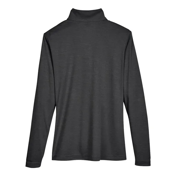 Team 365 Women's Zone Sonic Heather Performance Quarter-Z... - Team 365 Women's Zone Sonic Heather Performance Quarter-Z... - Image 4 of 16