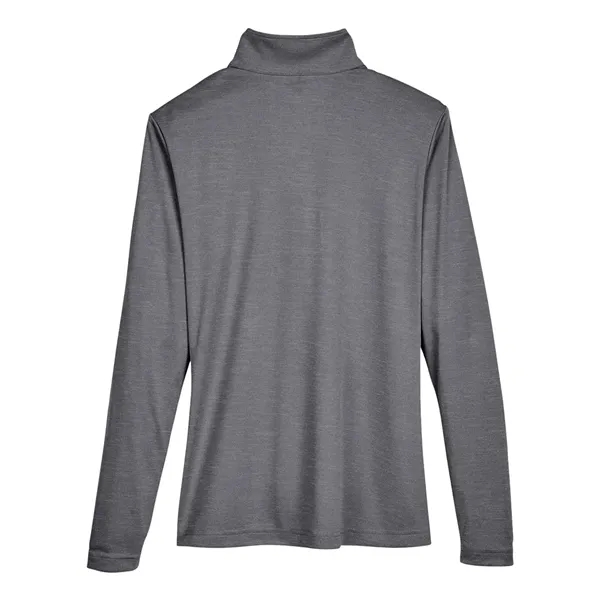 Team 365 Women's Zone Sonic Heather Performance Quarter-Z... - Team 365 Women's Zone Sonic Heather Performance Quarter-Z... - Image 6 of 16