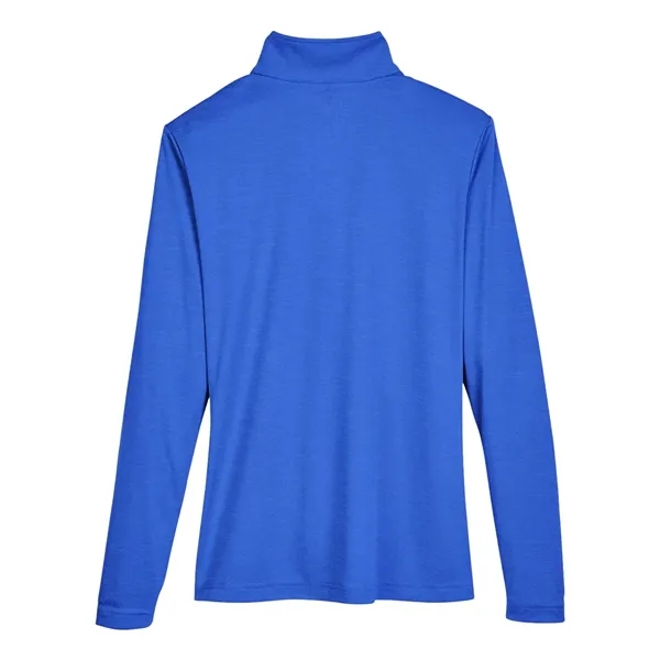 Team 365 Women's Zone Sonic Heather Performance Quarter-Z... - Team 365 Women's Zone Sonic Heather Performance Quarter-Z... - Image 16 of 16