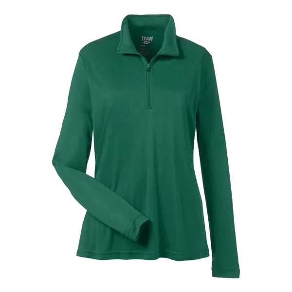 Team 365 Women's Zone Performance Quarter-Zip Pullover - Team 365 Women's Zone Performance Quarter-Zip Pullover - Image 4 of 12