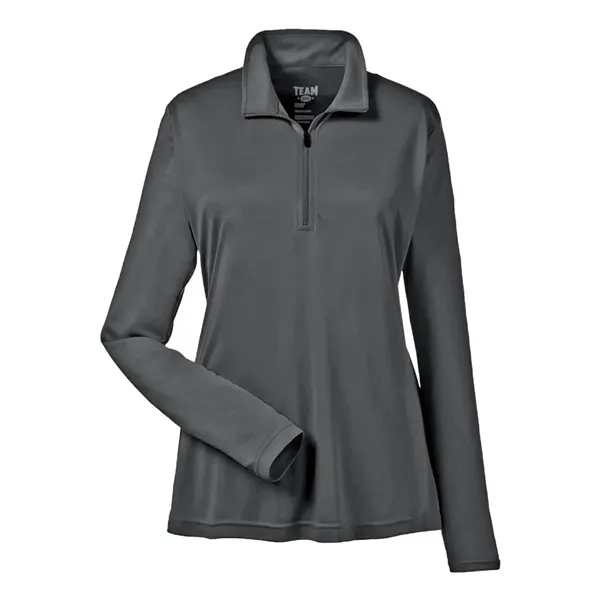 Team 365 Women's Zone Performance Quarter-Zip Pullover - Team 365 Women's Zone Performance Quarter-Zip Pullover - Image 5 of 12