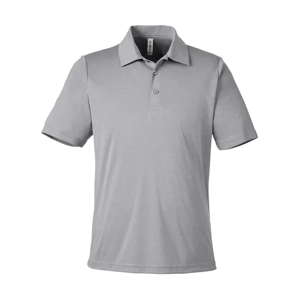 Team 365 Men's Zone Sonic Heather Performance Polo - Team 365 Men's Zone Sonic Heather Performance Polo - Image 1 of 10