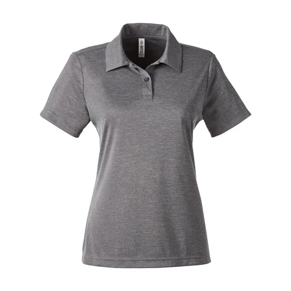 Team 365 Women's Zone Sonic Heather Performance Polo - Team 365 Women's Zone Sonic Heather Performance Polo - Image 5 of 10