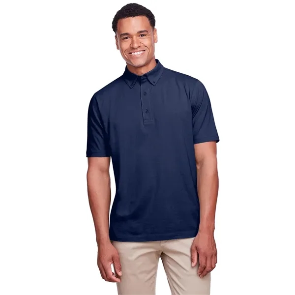 UltraClub Men's Lakeshore Stretch Cotton Performance Polo