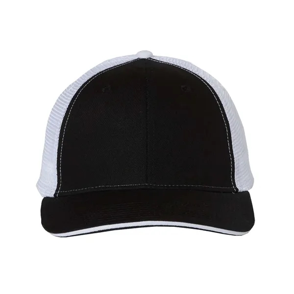 Valucap Sandwich Trucker Cap - Valucap Sandwich Trucker Cap - Image 9 of 52