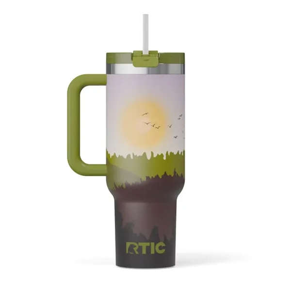 RTIC® Sunny Summer 40 oz Road Trip Tumbler - RTIC® Sunny Summer 40 oz Road Trip Tumbler - Image 8 of 15