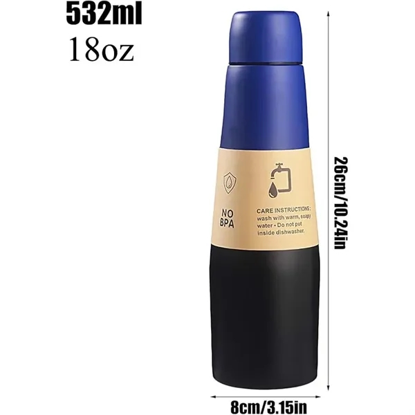Stainless Steel Bottle 18oz - Stainless Steel Bottle 18oz - Image 1 of 6