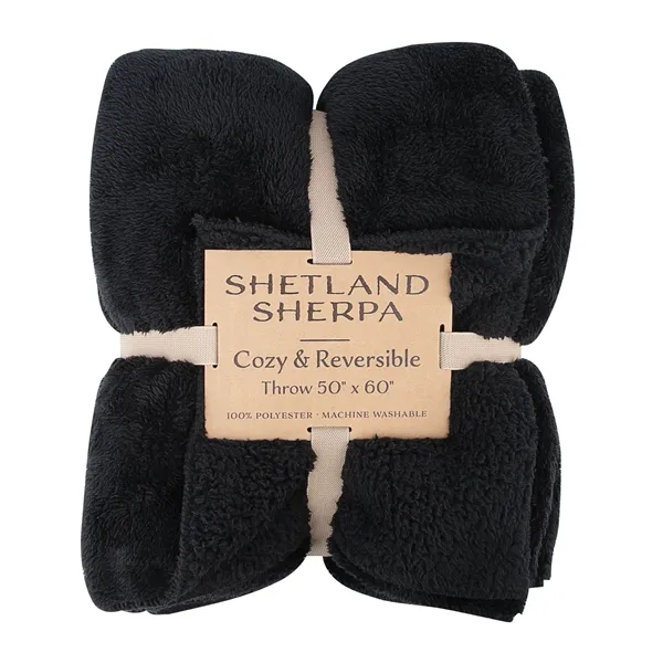 Shetland Sherpa 50 x 60 Reversible Blanket - Shetland Sherpa 50 x 60 Reversible Blanket - Image 6 of 36