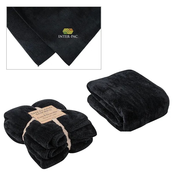 Shetland Sherpa 50 x 60 Reversible Blanket - Shetland Sherpa 50 x 60 Reversible Blanket - Image 12 of 36