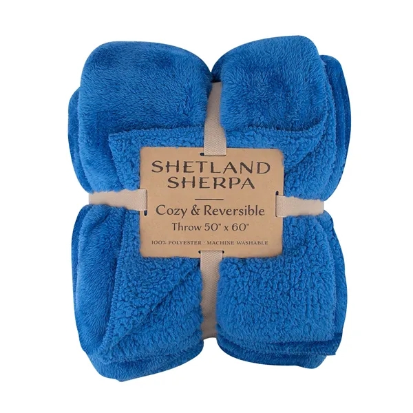 Shetland Sherpa 50 x 60 Reversible Blanket - Shetland Sherpa 50 x 60 Reversible Blanket - Image 21 of 36