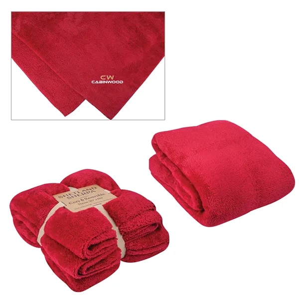 Shetland Sherpa 50 x 60 Reversible Blanket - Shetland Sherpa 50 x 60 Reversible Blanket - Image 32 of 36