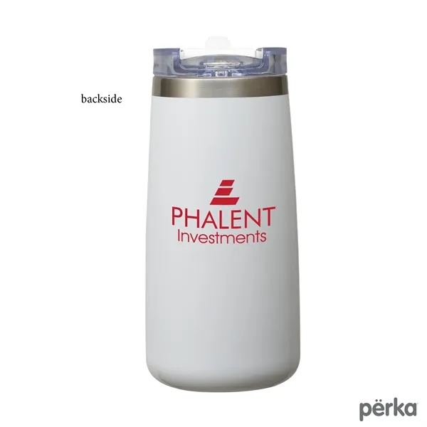 Perka® Erie 16 oz. Double Wall Stainless Steel Tumbler - Perka® Erie 16 oz. Double Wall Stainless Steel Tumbler - Image 45 of 51