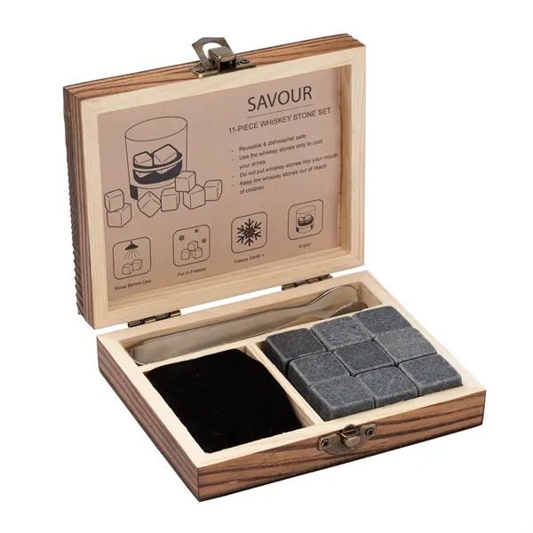 Savour 11-Piece Whiskey Stone Set - Savour 11-Piece Whiskey Stone Set - Image 12 of 17